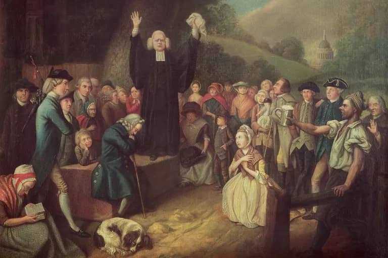 George Whitefield, preaching
