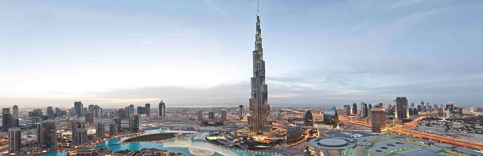 the tallest building in the world, the Burj Khalifa in Dubai
