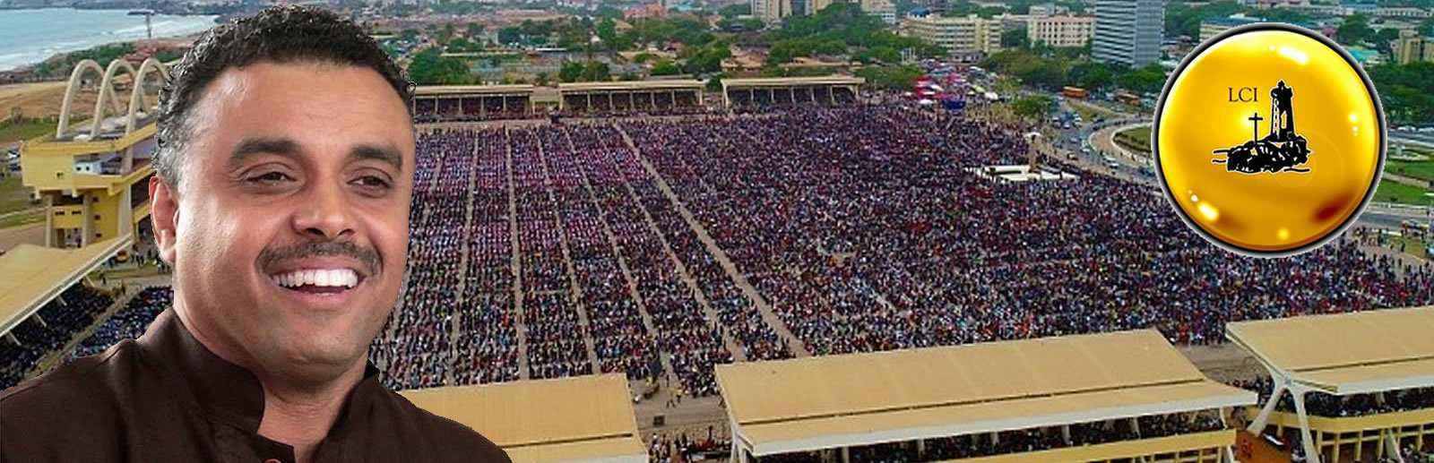 Bishop Dag Heward Mills at the Accra Sport Stadium