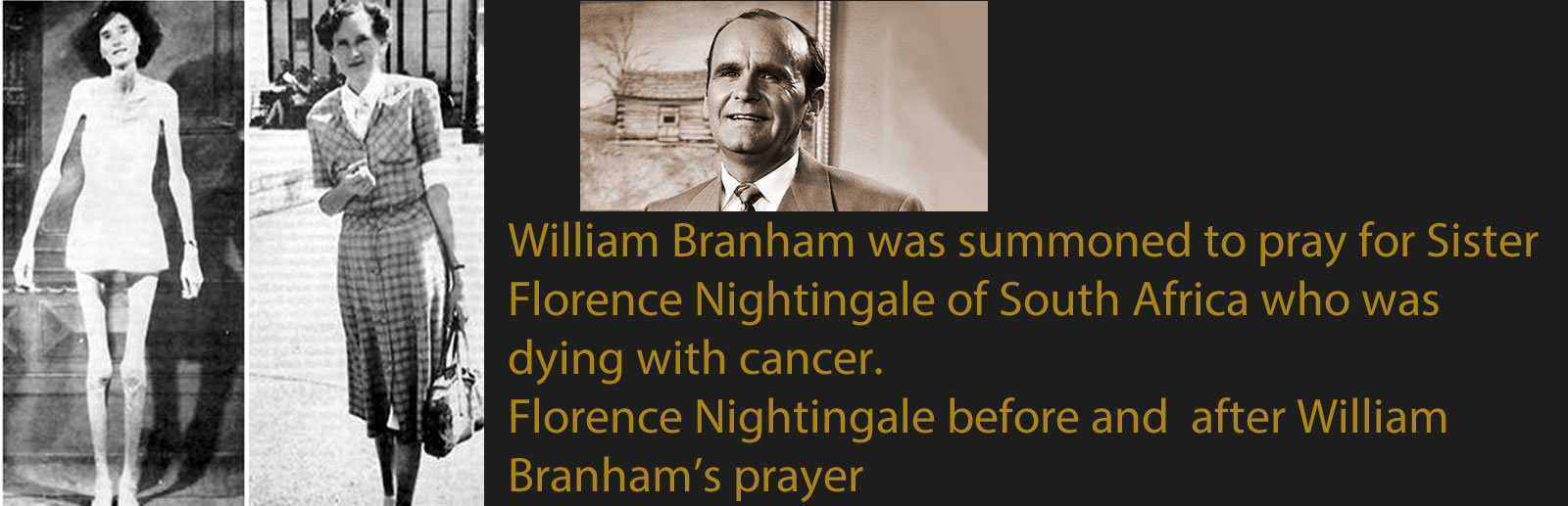 William Branham - Healing from Cancer