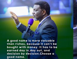Choose a Good Name  - Charles Agyinasare