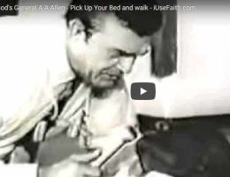 Video God's General A A Allen - Pick Up Your Bed and walk  - I Use Faith