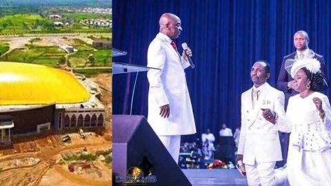 Bishop David Oyedepo cautions Pastors Paul and Becky Enenche